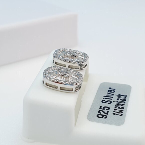 - "925 Sterling Silver Cubic Zirconia Earrings, U19254836 - Picture 3 of 11